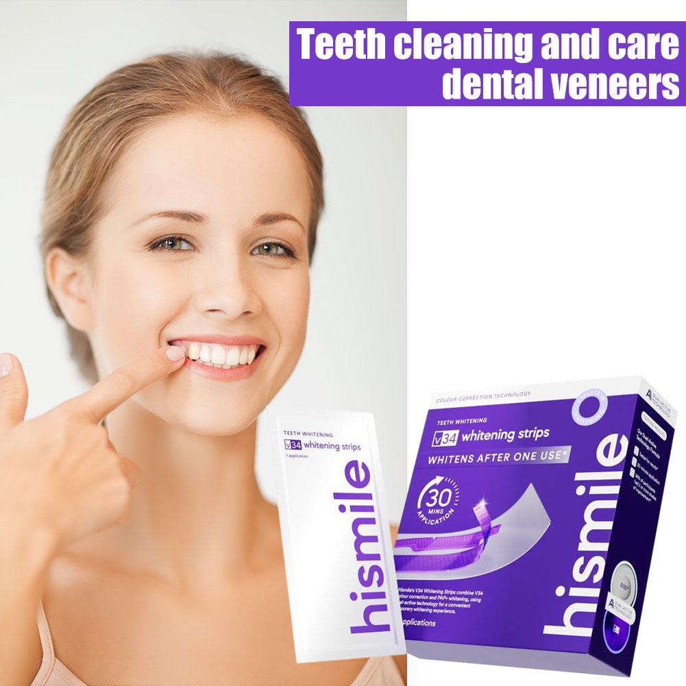 Teeth Whitening Yellow Teeth - Dentifricio sbiancante viola V34 e kit