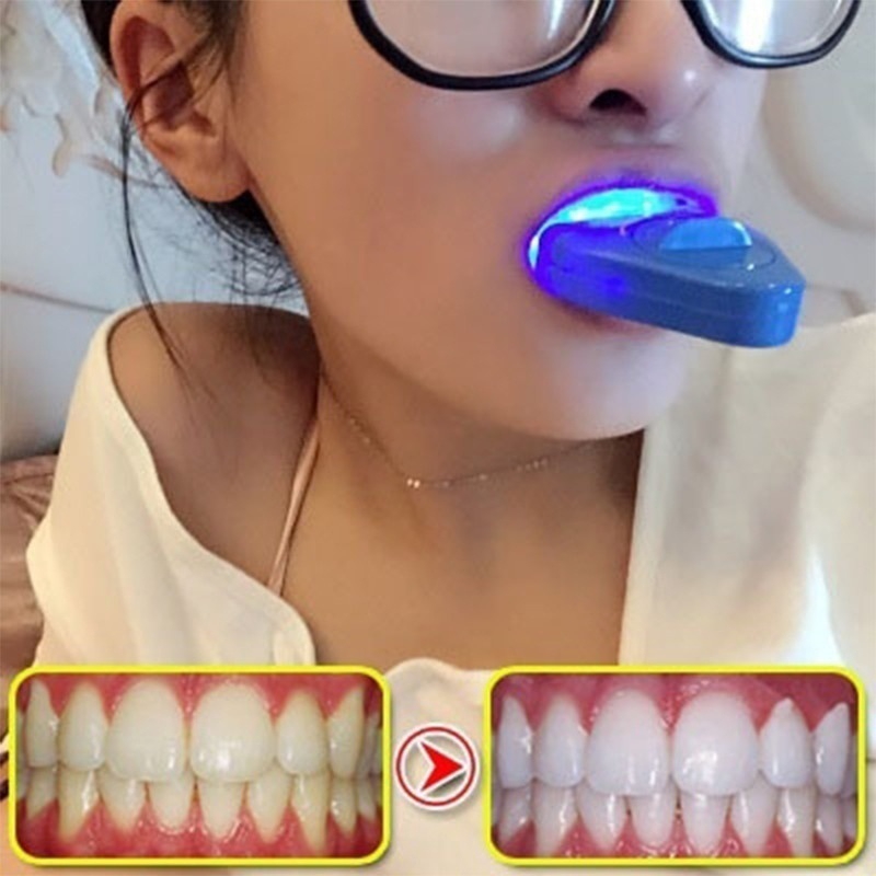 Teeth Whitening With Laser - Lampada LED per Sbiancamento Dentale, Luce