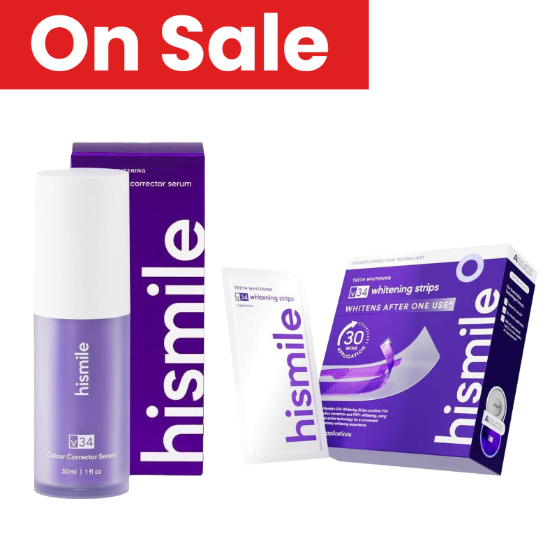 Teeth Whitening Hismile - Hismile V34 Kit Sbiancante Dentale, Strisce