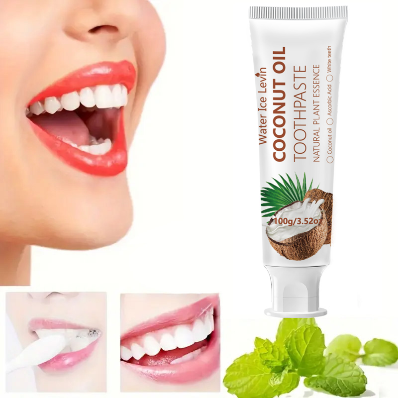 Teeth Whitening Toothpaste - Dentifricio all'Olio di Cocco 100g Essenza