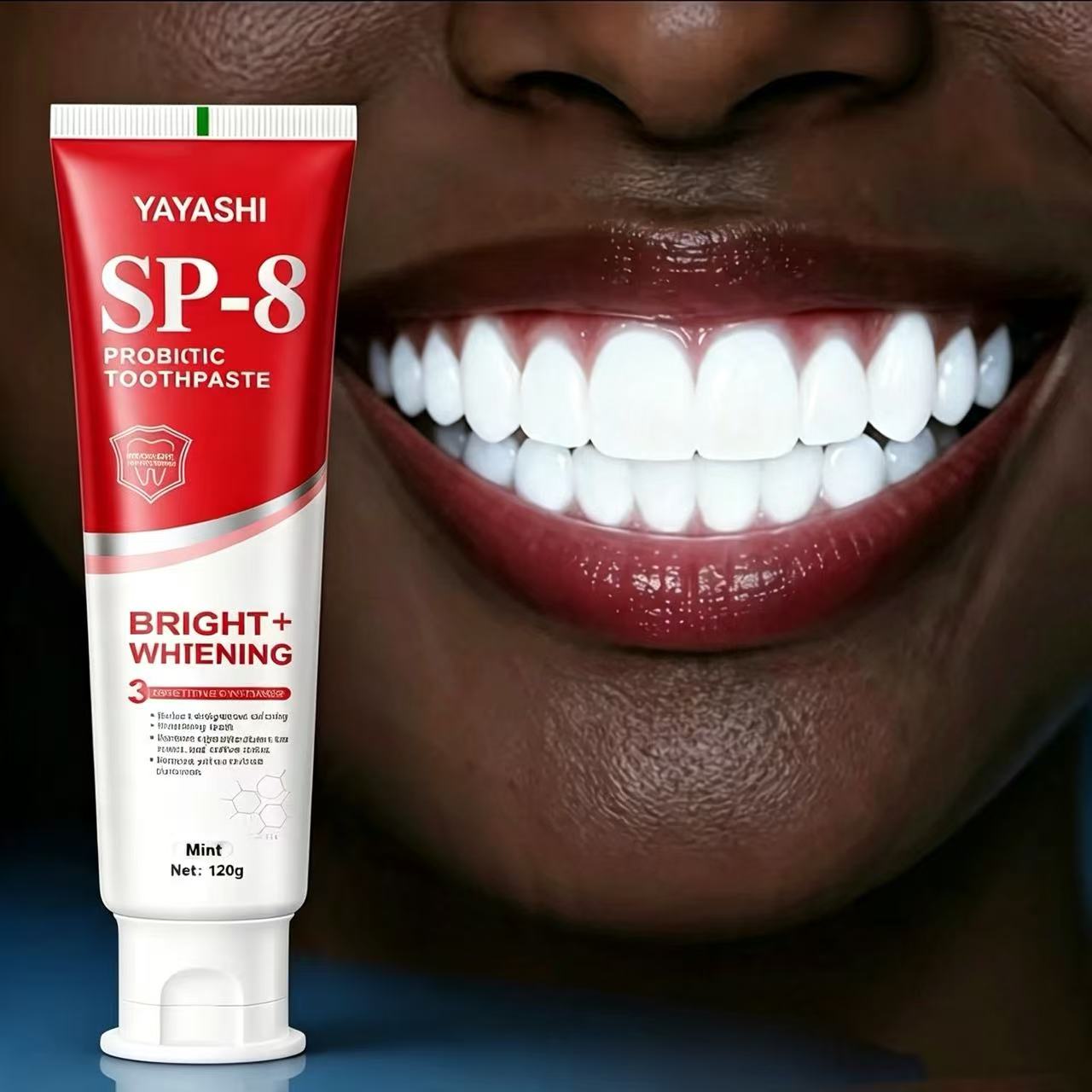 Teeth Whitening Yellow Teeth - YAYASHI SP-8 Probiotico per lo sbiancamento