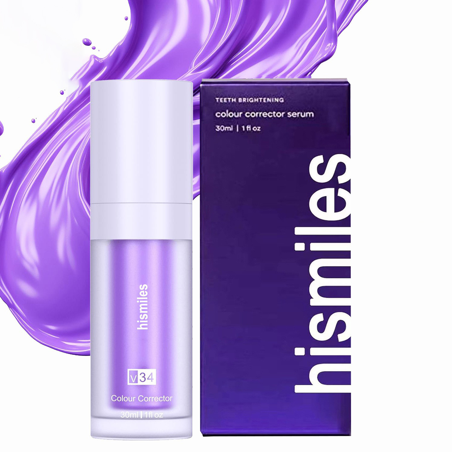 Dentifricio Sbiancante Viola,  - Teeth Whitening Hismile recensione e prezzo