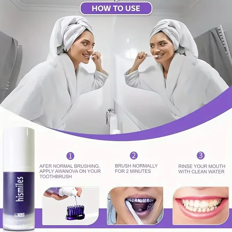Dentifricio Sbiancante Viola,  - Teeth Whitening Hismile recensione e prezzo