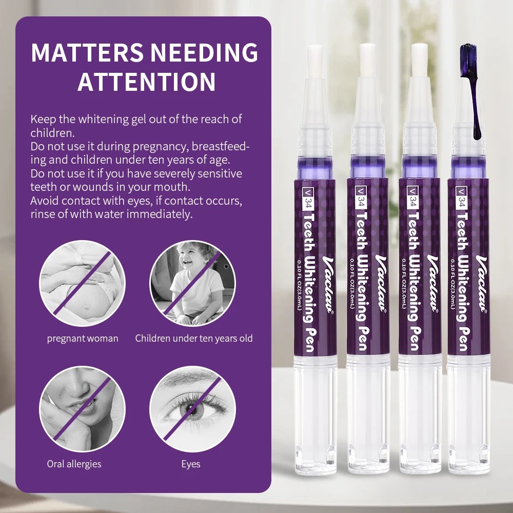 Vaclav V34 Penna gel sbiancant - Teeth Whitening Gels recensione e prezzo